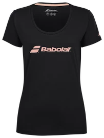 Dames T-shirt Babolat Exercise Babolat Tee Women Black