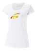 Dames T-shirt Babolat  Exercise Big Flag Tee White