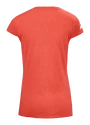 Dames T-shirt Babolat Exercise Stripes Tee Poppy Red