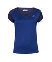 Dames T-shirt Babolat Play Cap Sleeve Top Blue