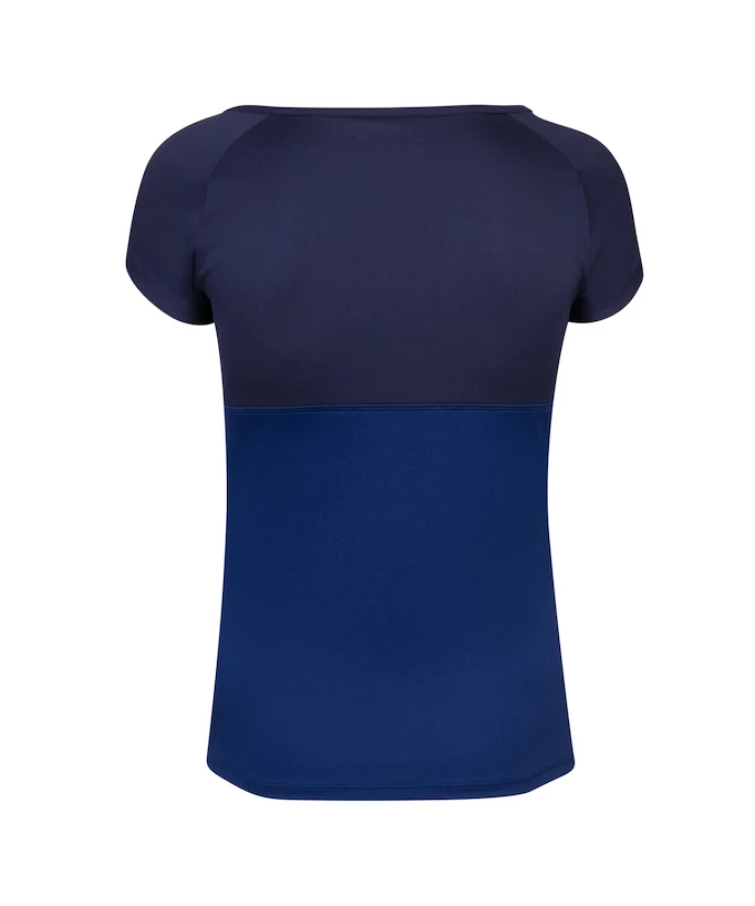 Dames T-shirt Babolat  Play Cap Sleeve Top Estate Blue M