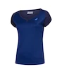 Dames T-shirt Babolat Play Cap Sleeve Top Estate Blue M