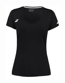 Dames T-shirt Babolat Play Cap Sleeve Top Women Black