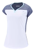 Dames T-shirt Babolat  Play Cap Sleeve Top Women White/Blue