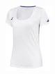 Dames T-shirt Babolat  Play Cap Sleeve Top Women White/White