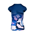 Dames T-shirt BIDI BADU  Bella 2.0 Tech V-Neck Tee Dark Blue/Rose