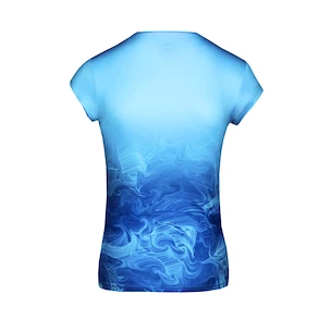 Dames T-shirt BIDI BADU  Bella 2.0 Tech V-Neck Tee Light Blue
