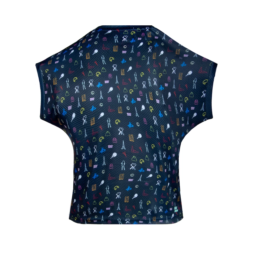 Dames T-shirt BIDI BADU  Majira Tech Tee Dark Blue, Mixed S