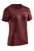 Dames T-shirt CEP SS Dark Red