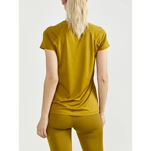 Dames T-shirt Craft ADV Essence Slim SS Yellow