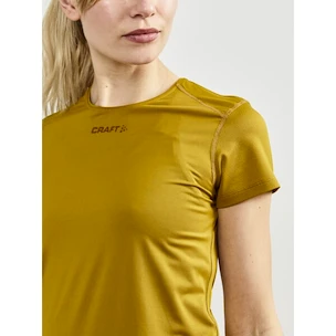 Dames T-shirt Craft ADV Essence Slim SS Yellow