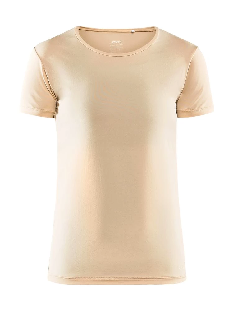 Dames T-shirt Craft Core Dry Brown