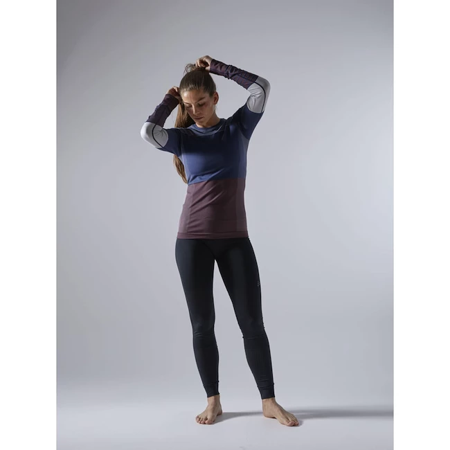 Dames T-shirt Craft  Fuseknit Comfort Blocked LS