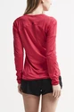 Dames T-shirt Craft  Shade LS tmavě růžová