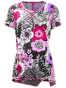 Dames T-shirt Crazy Idea Aloha Doodles