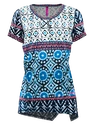 Dames T-shirt Crazy Idea  Aloha Shibori