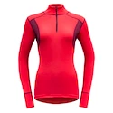 Dames T-shirt Devold  Hiking Woman Half Zip Neck L