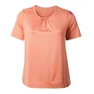 Dames T-shirt Endurance Bree Melange S/S Tee Blooming Dahlia