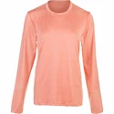 Dames T-shirt Endurance  Maje Melange L-S Tee Blooming Dahlia