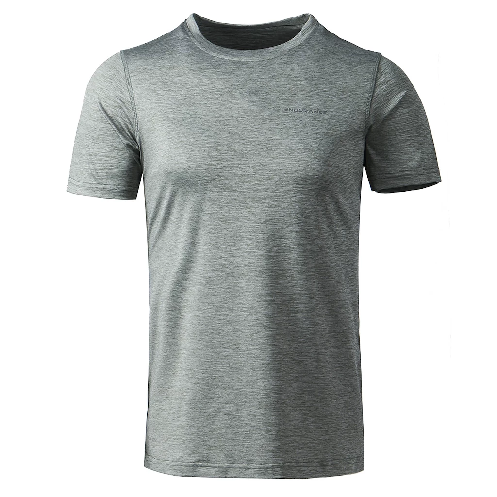 Dames T-shirt Endurance  Maje Melange S/S Tee Agave Green
