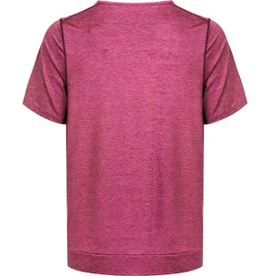 Dames T-shirt Endurance  Q Bree Melange SS Tee Wine 46