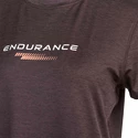 Dames T-shirt Endurance Wange Melange S/S Tee Black Bean