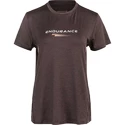 Dames T-shirt Endurance  Wange Melange S/S Tee Black Bean