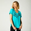 Dames T-shirt Fox Boundary Ss Top Teal