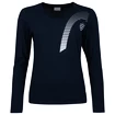 Dames T-shirt Head  Club 21 Linda LS Women Dark Blue