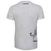 Dames T-shirt Head  Leopard Gray