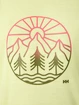 Dames T-shirt Helly Hansen  Skog Recycled Graphic Tee Fadded Yallow