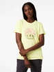 Dames T-shirt Helly Hansen Skog Recycled Graphic Tee Fadded Yallow