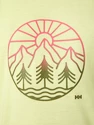 Dames T-shirt Helly Hansen  Skog Recycled Graphic Tee Fadded Yallow
