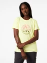 Dames T-shirt Helly Hansen  Skog Recycled Graphic Tee Fadded Yallow