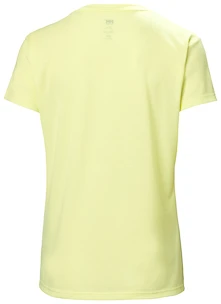 Dames T-shirt Helly Hansen  Skog Recycled Graphic Tee Fadded Yallow