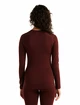 Dames T-shirt Icebreaker  200 Oasis LS Crewe Espresso