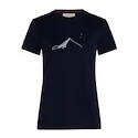 Dames T-shirt Icebreaker Merino 150 Tech Lite SS T South Const Midnight Navy M