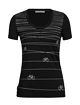Dames T-shirt Icebreaker  Tech Lite II SS Scoop Tee Hill Sprint Black