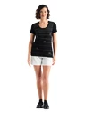 Dames T-shirt Icebreaker  Tech Lite II SS Scoop Tee Hill Sprint Black