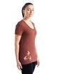 Dames T-shirt Icebreaker  Tech Lite II SS Scoop Tee Shapes Grape