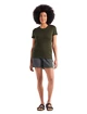 Dames T-shirt Icebreaker  Tech Lite II SS Tee Loden