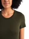 Dames T-shirt Icebreaker  Tech Lite II SS Tee Loden