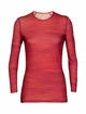 Dames T-shirt Icebreaker  W 200 Oasis LS Crewe Ski Cherry