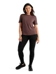 Dames T-shirt Icebreaker W Central SS Tee MINK