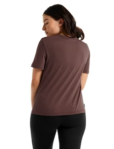 Dames T-shirt Icebreaker  W Central SS Tee MINK