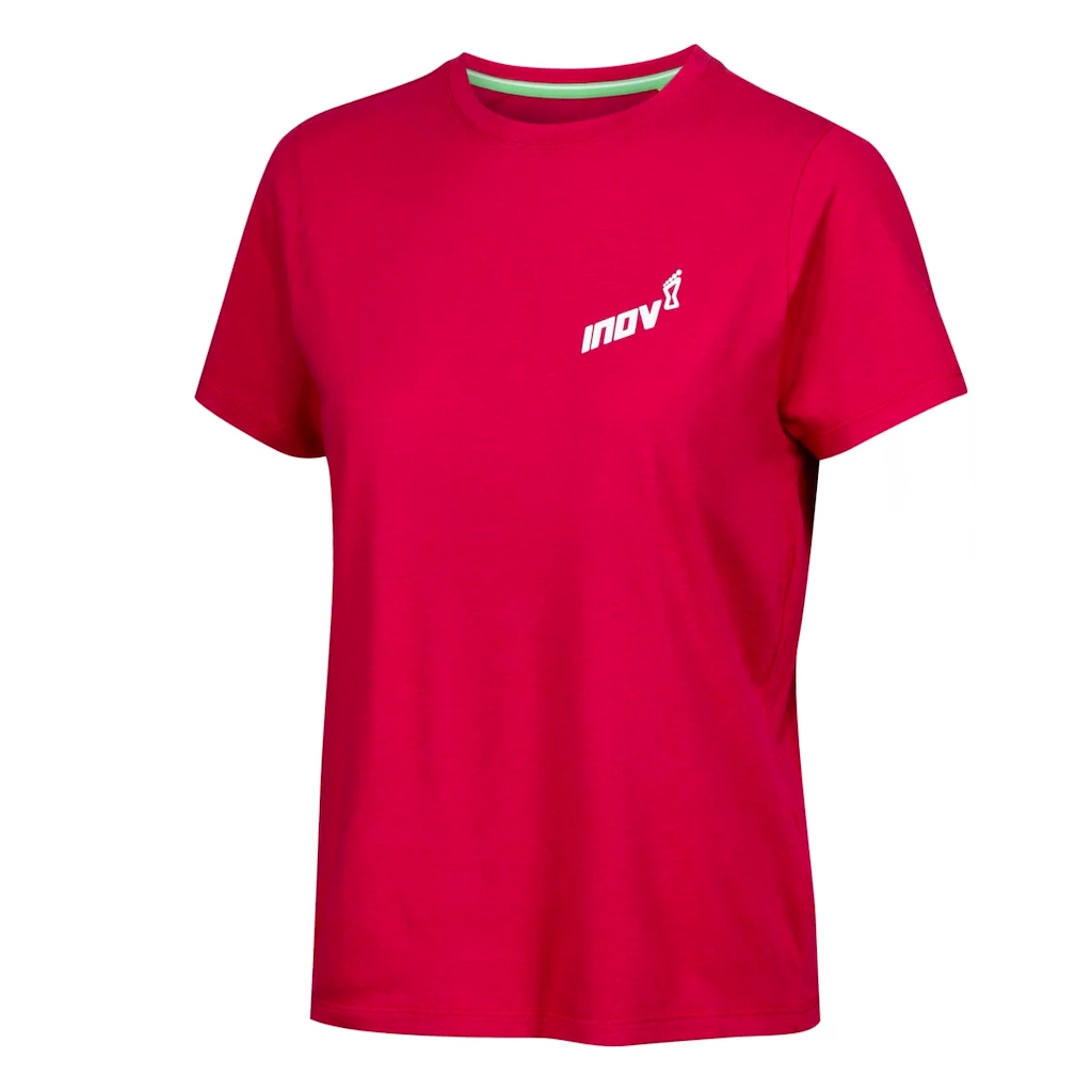 Dames T-shirt Inov-8  Graphic Tee "Skiddaw" Pink