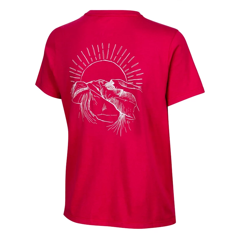 Dames T-shirt Inov-8  Graphic Tee "Skiddaw" Pink