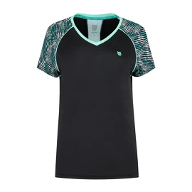 Dames T-shirt K-Swiss Hypercourt Express Tee 2 Limo Black