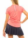 Dames T-shirt Lucky in Love  Patch Stripe S/S Melon