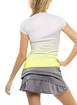 Dames T-shirt Lucky in Love Turn Up The Pleat Neon Yellow